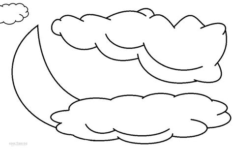 cloud coloring pages  images coloring pages  kids
