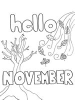 months   year coloring pages