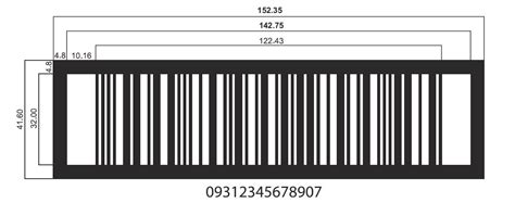 itf  barcode dimensions international barcodes
