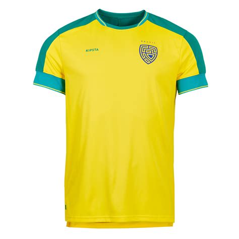 voetbalshirt brazilie ff wk  kipsta decathlonnl