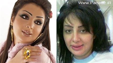 عکس های زیباترین زنان معروف عرب قبل و بعد آرایش