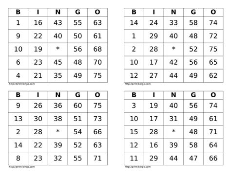custom bingo cards generated  httpprint bingocom basic