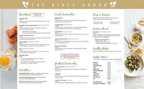 dirty apron cooking school delicatessen catering menu