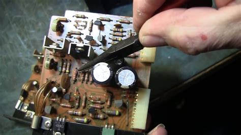 repair stereo amp  sansui amp  diode tip  bad glue tip youtube