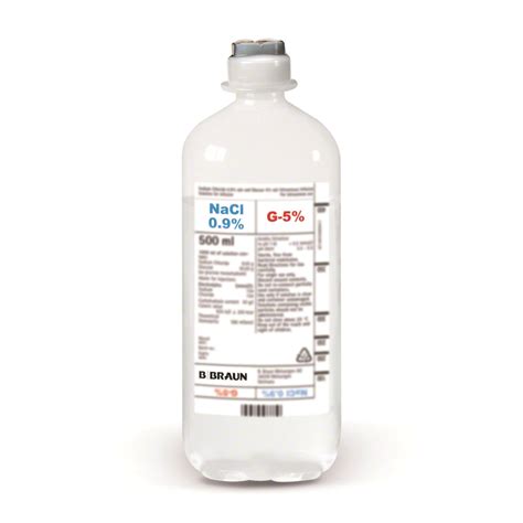 sodium chloride  mgml  glucose  mgml  braun solution  infusion
