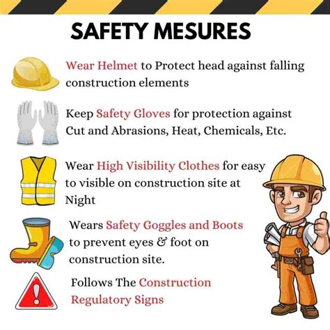 essential construction safety measures  equipment tips