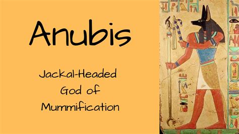 anubis the ancient egyptian god of underworld myths reborn