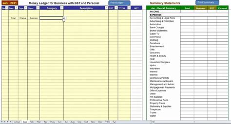 small business accounting spreadsheet  excelxocom