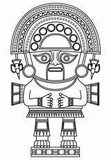 Inca Incas Rey Chimu Precolombino Imprimir Mayan Supercoloring Perú Azteca Crafts Culturas Precolombinos Peruano Imperio Tatuaje Tumi Aztecas Incaico Mesoamerican sketch template