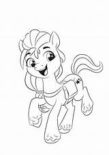 Sunny Starscout Petals Pipp Izzy Moonbow Zipp Hitch Equestria Coloringoo Trailblazer Youloveit Hasbro sketch template