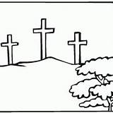 Crosses Three Coloring Drawing Pages Getdrawings sketch template