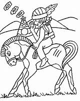 Kleurplaten Indiaan Kleurplaat Indiani Cowboy Paard Indios Indianer Colorat Indianen Imprimir Indio Colorir Indien Planse Tipi Paginas Coloratutto Indieni Plumas sketch template
