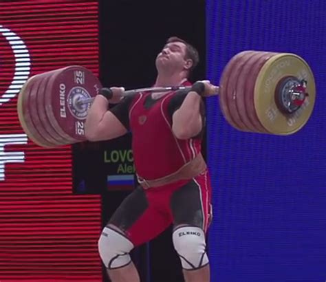 Russian Weightlifter Aleksey Lovchev Breaks World Record In Clean And