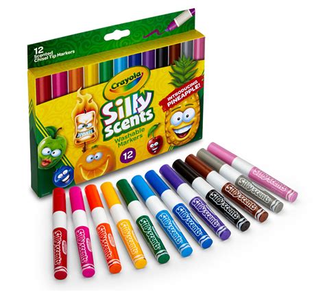 silly scents chisel tip markers sweet crayolacom crayola
