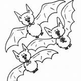 Bats Three Surfnetkids Coloring sketch template