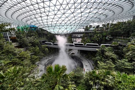 changi airport singapores  jewel home  worlds tallest