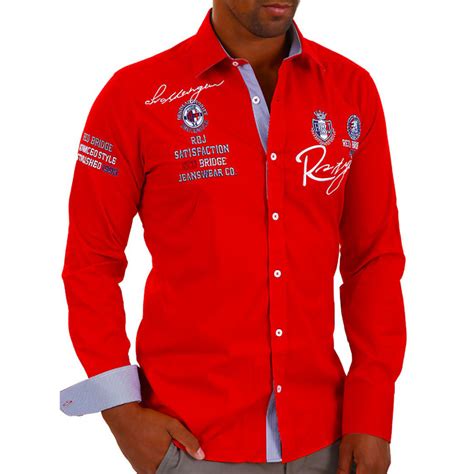 heren overhemd red bridge saxeblauw red bridge aanbieding kopen onestopshopnl