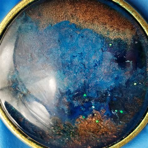 Glass Cabochon Pendant “nightly” O’nittle World Aboogart