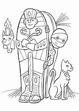 Egyptian Coloring Mummy Egypt Pages Gods Halloween Cat Plagues Funschool Ancient Colouring His Color Drawing Getcolorings Getdrawings Netart Ten Print sketch template