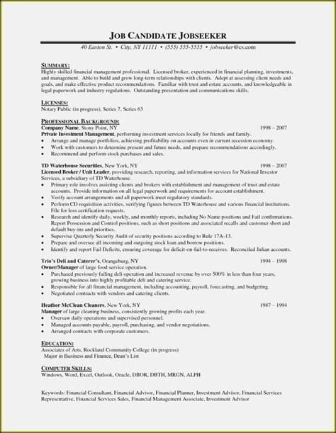 resume objective financial advisor resume resume examples gqyror