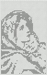 T Uncinetto Madonna Croce Szydełkowe Wzory Obrazy Schemi Haft Krzyżykowy Bambino Afghan Patterns Modelli sketch template