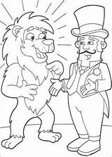 Circus Pages Lion Coloring Printable Getcolorings sketch template