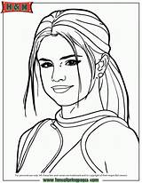 Selena Gomez Coloring Pages People Drawing Outline Drawings Famous Easy Portrait Self Ariana Grande Print Lovato Demi Sketches Portraits Sketch sketch template
