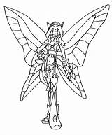 Digimon Kazemon Coloring Elfkena Frontier Deviantart Bw Pages Lineart Anime Drawings Drawing Sketch sketch template