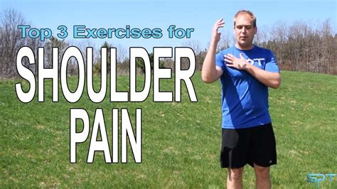 relieve shoulder pain  exercise youtube