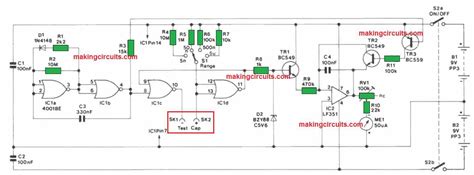 simple accurate capacitance meter circuits