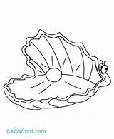 Oyster Coloring Clam Pages Shell Printable Getdrawings Getcolorings Find Color sketch template