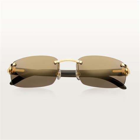 crt8200759 c décor sunglasses white buffalo horn smooth golden