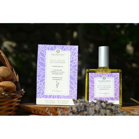 Organic Almond And Lavender Body Oil Jabón De Mallorca
