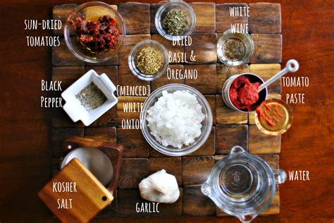 homemade pizza ingredients