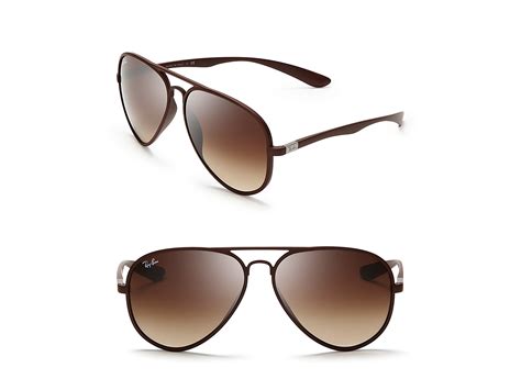 Lyst Ray Ban Theromplastic Aviator Sunglasses In Brown For Men