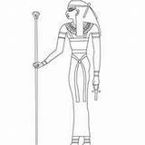 Egipcia Egipto Deidad Egipcios Isis Dioses Diosa Egipcio Goddesses Hellokids Antiguo Coloriage Horus Dios Deidades Pintar Geografía Sheets Maat Khnoum sketch template