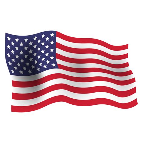 american wavy flag clipart  png