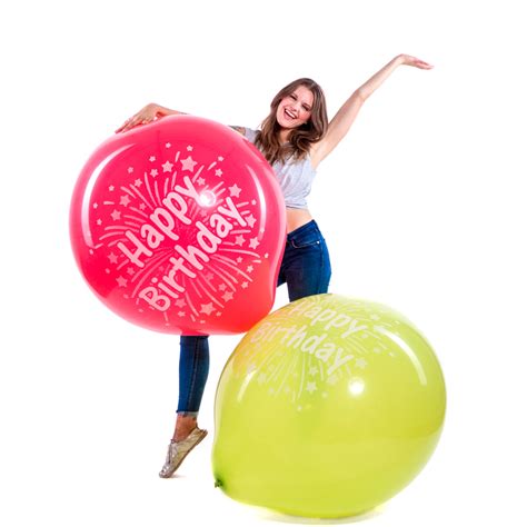 happy birthday big balloons