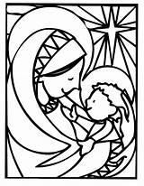 Coloring Mary Pages Christmas Mother Jesus Virgin Printable Nativity Kids Colouring Clip Maria Sheets Search Scene Template Box Drawing Popular sketch template