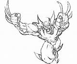 Coloring Marvel Wolverine Vs Capcom Pages Popular Yumiko Fujiwara Coloringhome sketch template