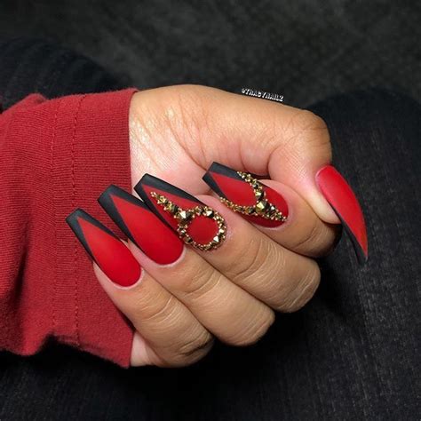 80 romantic valentine s day nail designs in 2020 french tip nail