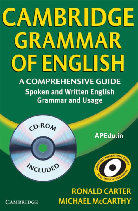 spoken english cambridge grammar  book apedu
