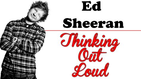 ed sheeran thinking out loud [tradução] com letra youtube