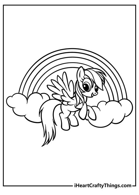 rainbow dash coloring pages  coloring pages  kids rainbow dash