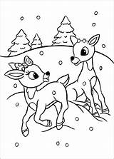 Coloring Reindeer Pages Rudolph Red Kids Printable Nosed Book Baby Color Christmas Rudolf Print Colouring Info Clarice Dessin Colorier Deer sketch template