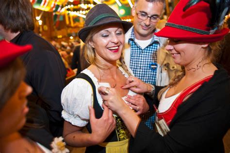 Oktoberfest Women Accused Of Wearing Porno Dresses That Expose