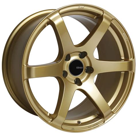 enkei ts wheels  mm  set gold