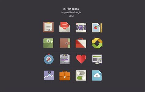 google material style flat icons  psd freepsdcc  psd files