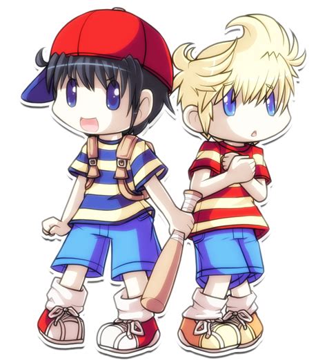 Chibi Ness And Lucas By Stormgale On Deviantart