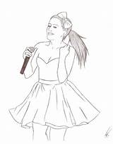 Ariana Colering Coloringhome sketch template